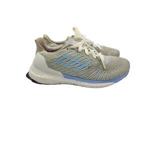 Adidas Men's‎ Tan Blue Solar Boost ST G28037 Mesh Low Top Running Shoes Size 7.5